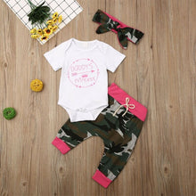 Load image into Gallery viewer, Baby Camo 3 piece Set