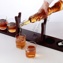 Load image into Gallery viewer, Gun Shaped Whiskey Decanter Set