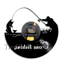 Load image into Gallery viewer, Wall Clock Gone Fishing