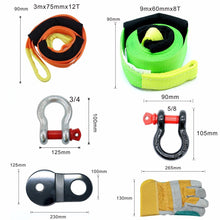 Load image into Gallery viewer, Off road Recovery Winch Kit