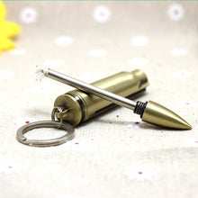 Load image into Gallery viewer, Bullet Shape Fire Starter Flint Keychain