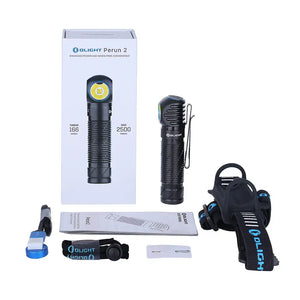 Perun 2 | 2500 Lumens Rechargeable LED Torch/Head Mounted