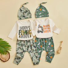 Load image into Gallery viewer, Fishing Baby Romper set 3Pcs
