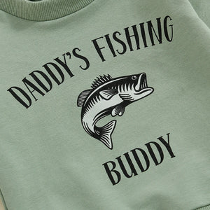 Daddy's Fishing Buddy 2Pcs Outfit