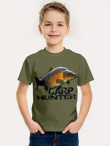 Kids Fish Graphic Short Sleeve T-Shirt