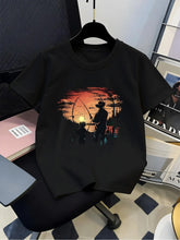 Load image into Gallery viewer, Kids Sunset Fishing Tee (Available in 4 colours)