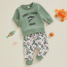 Load image into Gallery viewer, Daddy&#39;s Fishing Buddy 2Pcs Outfit