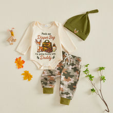 Load image into Gallery viewer, 3 pcs deer Long Sleeve Romper set