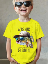 Load image into Gallery viewer, Kids Fish Graphic Short Sleeve T-Shirt