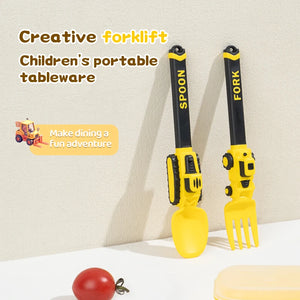 Reusable Kids Spoon & Fork Set