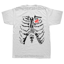 Load image into Gallery viewer, Mechanic Skeleton T shirt