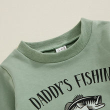 Load image into Gallery viewer, Daddy&#39;s Fishing Buddy 2Pcs Outfit