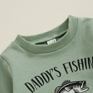 Daddy's Fishing Buddy 2Pcs Outfit