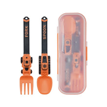 Load image into Gallery viewer, Reusable Kids Spoon &amp; Fork Set