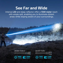 Load image into Gallery viewer, Olight Javelot Turbo 2 Powerful Rechargeable 1500 Metres Long Range Hunting Torch