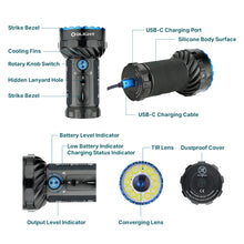 Load image into Gallery viewer, Olight Marauder 2-14000 Lumens High Intensity LED Large Torch
