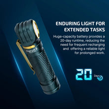 Load image into Gallery viewer, Olight Perun 3 Versatile Led Rechargeable Head Torch from Head to Hand