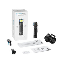 Load image into Gallery viewer, Olight Perun 3 Versatile Led Rechargeable Head Torch from Head to Hand