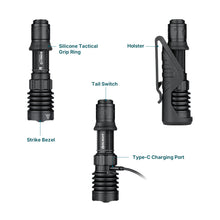 Load image into Gallery viewer, Olight Warrior X 4 Kit Rechargeable LED Tactical Flashlight Hunting Kit