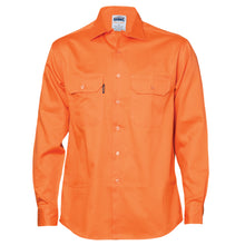 Load image into Gallery viewer, Cotton Drill Work Shirt - Long Sleeve - 3202