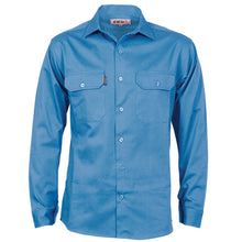 Load image into Gallery viewer, Cotton Drill Work Shirt With Gusset Sleeve - Long Sleeve - 3209