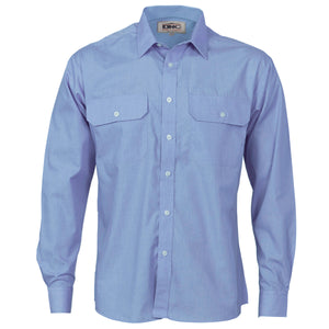 Polyester Cotton Work Shirt - Long Sleeve - 3212
