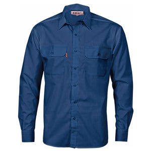 Polyester Cotton Work Shirt - Long Sleeve - 3212