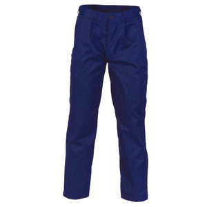 Polyester Cotton Pleat Front Work Pants - 3315