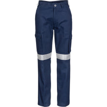 Load image into Gallery viewer, Ladies Cotton Drill Cargo Pants with 3M Reflective Tape - 3323