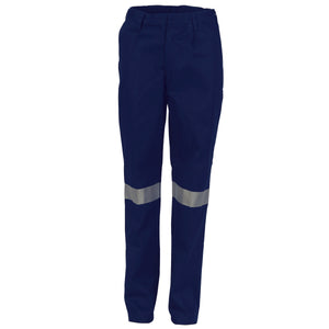 Ladies Cotton Drill Pants With 3M Reflective Tape - 3328