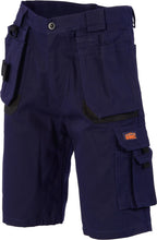 Load image into Gallery viewer, Duratex Cotton Duck Weave Tradies Cargo Shorts - with twin holster tool pocket - 3336