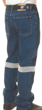 Load image into Gallery viewer, Taped Denim Stretch Jeans - 3347