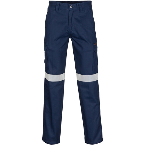 Middle Weight Cotton Double Angled Cargo Pants With CRS Reflective Tape - 3360