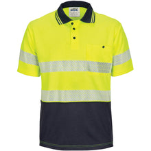 Load image into Gallery viewer, HIVIS Segment Taped Mircomesh Polo - Short Sleeve - 3511