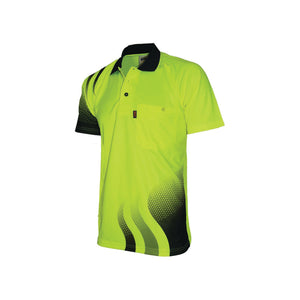 WAVE HIVIS SUBLIMATED POLO - 3563