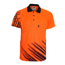 Load image into Gallery viewer, Hivis Sublimated Stripe Polo - 6565