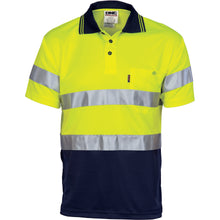 Load image into Gallery viewer, HiVis D/D Cool Breathe Polo Shirt With CSR R/Tape - Short Sleeve - 3715