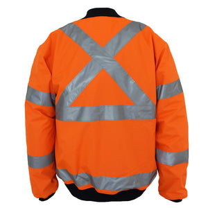 HiVis "X" back flying jacket Biomotion tape - 3763