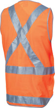 Load image into Gallery viewer, Day/Night Cross Back Safety Vests with Tail - 3802