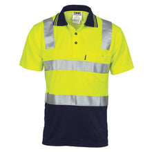 Load image into Gallery viewer, Cotton Back HiVis Two Tone Polo Shirt with CSR R/ Tape - Short sleeve - 3817