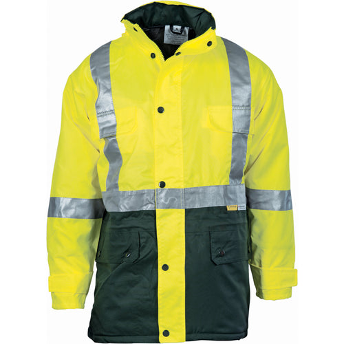 HiVis Two Tone Quilted Jacket with 3M R/Tape - 3863