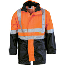 Load image into Gallery viewer, HiVis Two Tone Breathable Rain Jacket with 3M R/ Tape - 3867