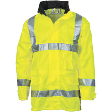 Load image into Gallery viewer, HiVis D/N Breathable Rain Jacket with 3M R/Tape - 3871