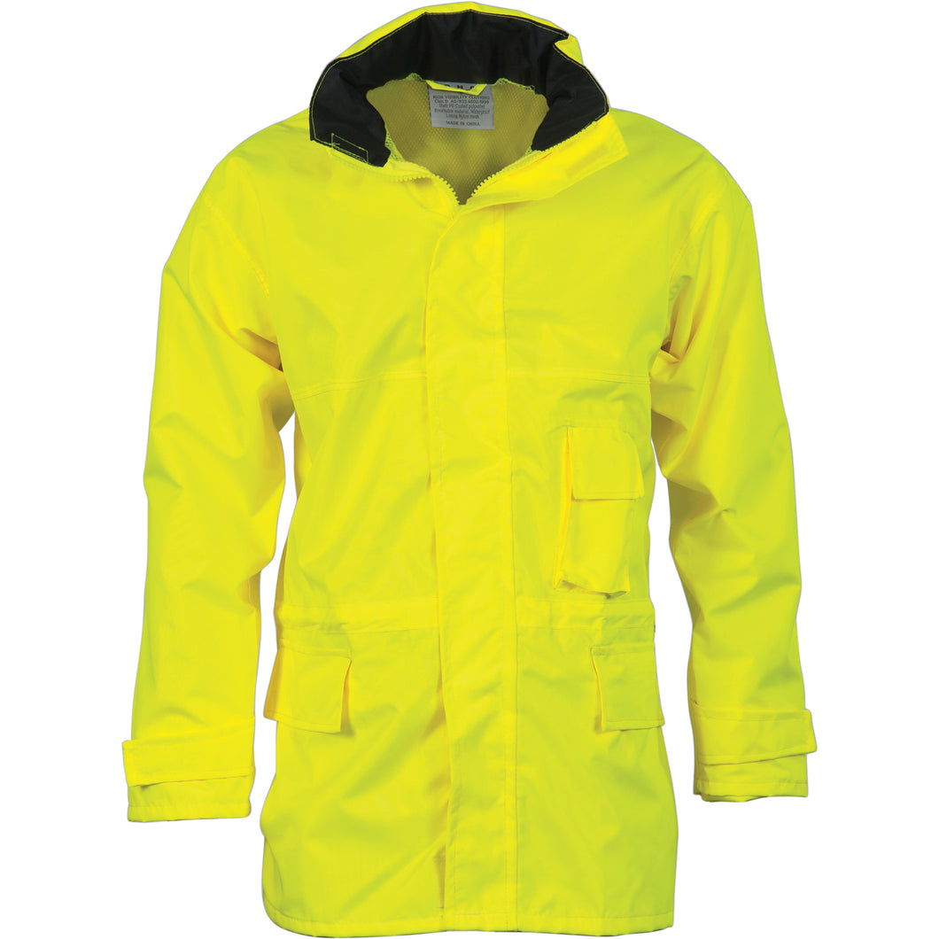 HiVis Breathable Rain Jacket - 3873