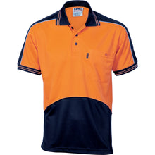 Load image into Gallery viewer, HiVis Cool Breathe Panel Polo Shirt - Short Sleeve - 3891