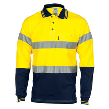 Load image into Gallery viewer, Hivis Cool-Breeze Cotton Jersey Polo With CSR R/Tape - L/S - 3916