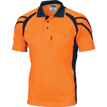 Load image into Gallery viewer, Cool Breathe Stripe Panel Polo Shirt - Short Sleeve - 3979