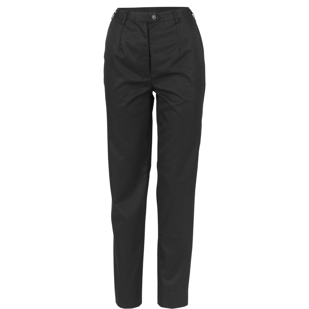 Ladies P/V Flat Front Pants - 4552