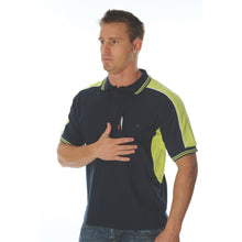 Load image into Gallery viewer, Polyester Cotton Panel Polo Shirt - Short Sleeve - 5214