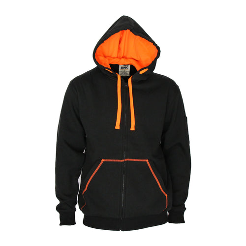 Full zip Super Brushed Fleece Jacket Hoodie - 5424